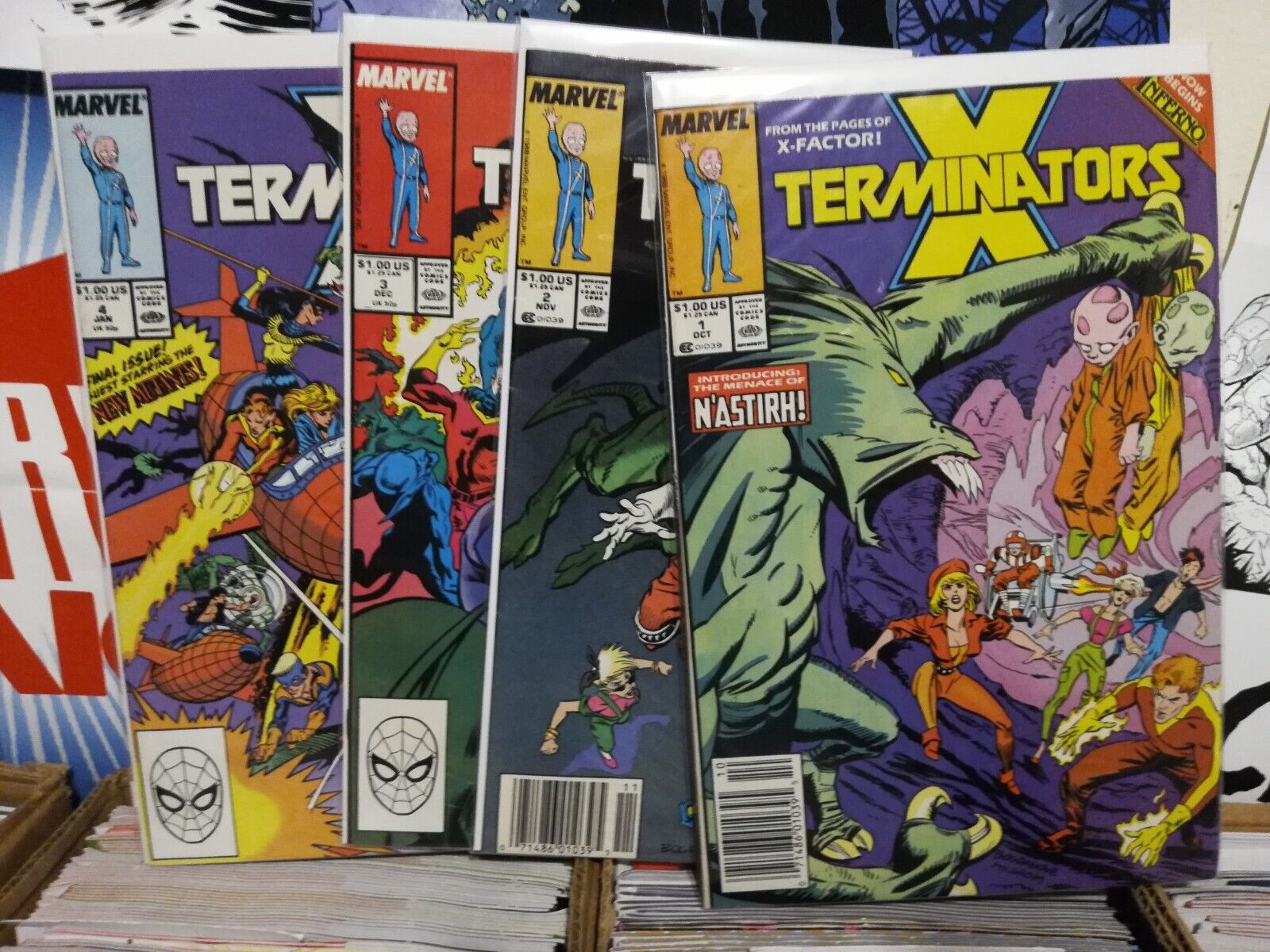 X-TERMINATORS #1-4; VF (Marvel Comics)