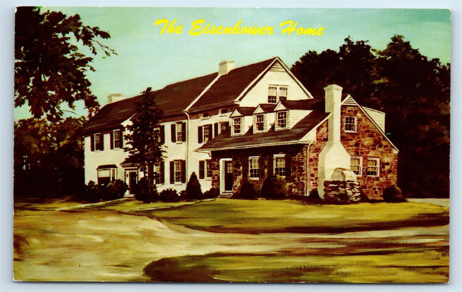Postcard President Eisenhower\'s Home, Gettysburg PA H161