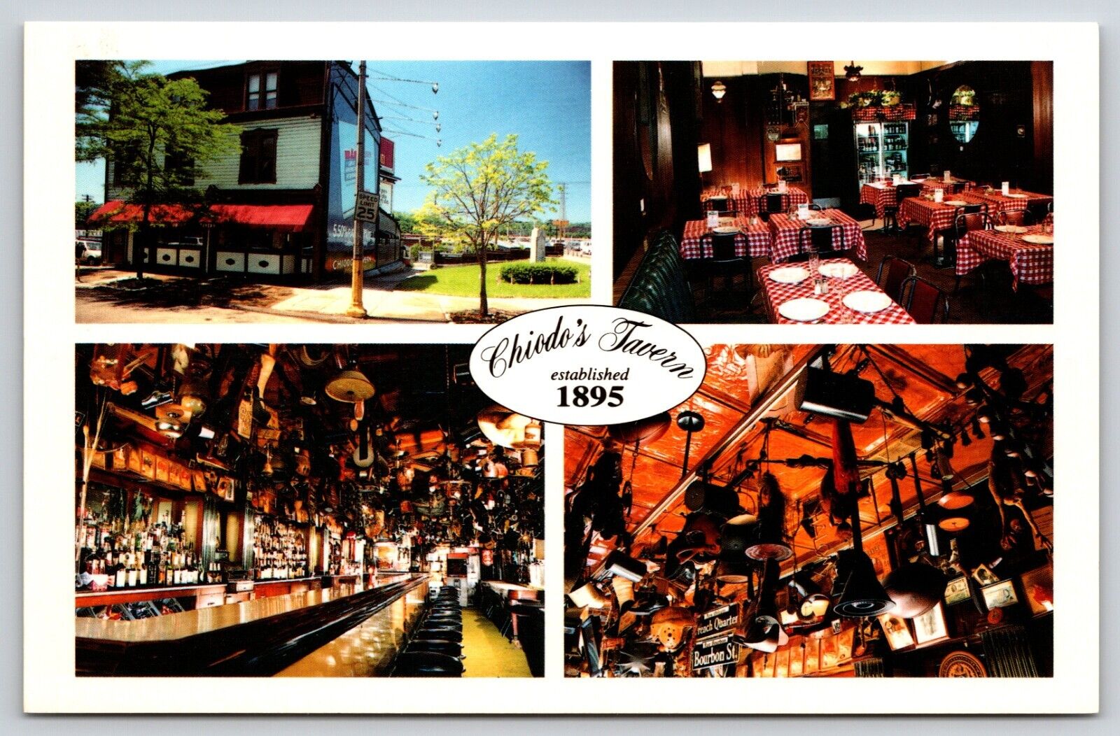 Postcard Pennsylvania Homestead Chiodo\'s Tavern Dinning 