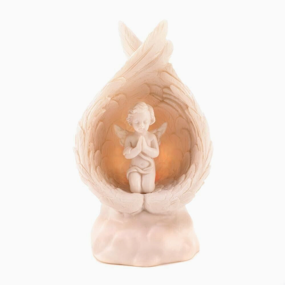 Lighted Praying Angel figurine
