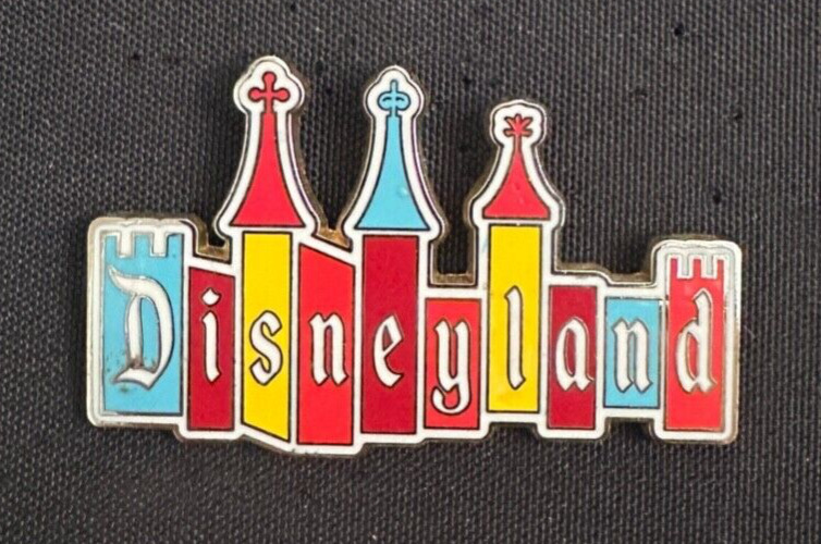 2012 Disneyland Logo Retro Castle Disney Pin