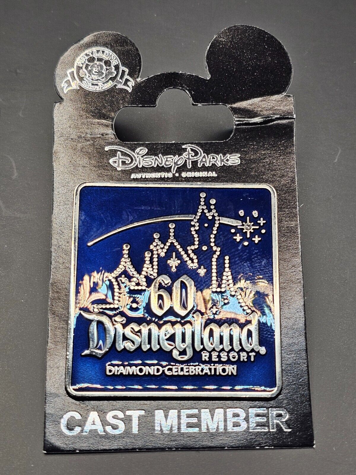 Disneyland 60th Anniversary Diamond Celebration Castle Shooting Star Pin