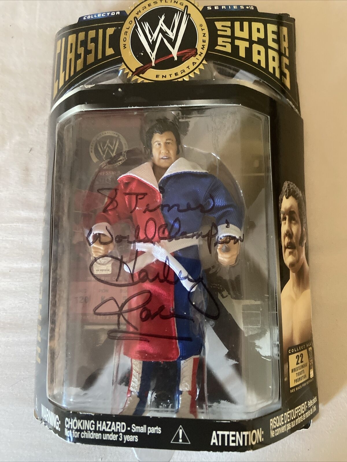 Harley Race Autographed Action Figure Signed 8 Times World Champion 