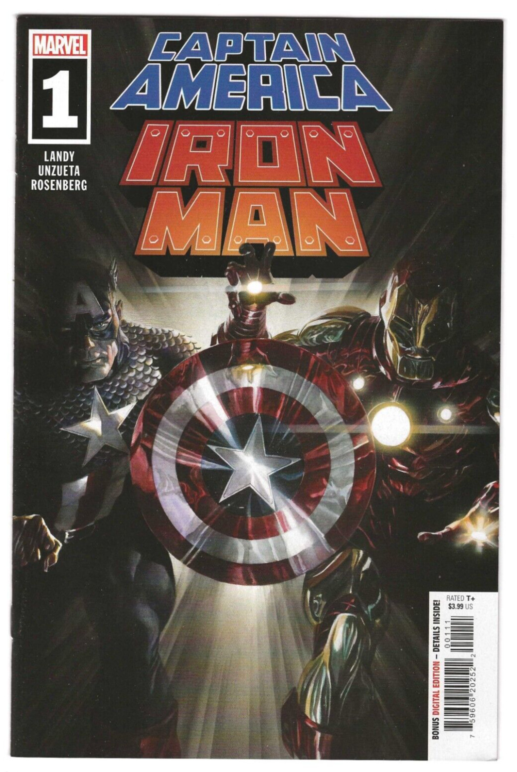 Marvel Comics CAPTAIN AMERICA IRON MAN #1 first printing cover A