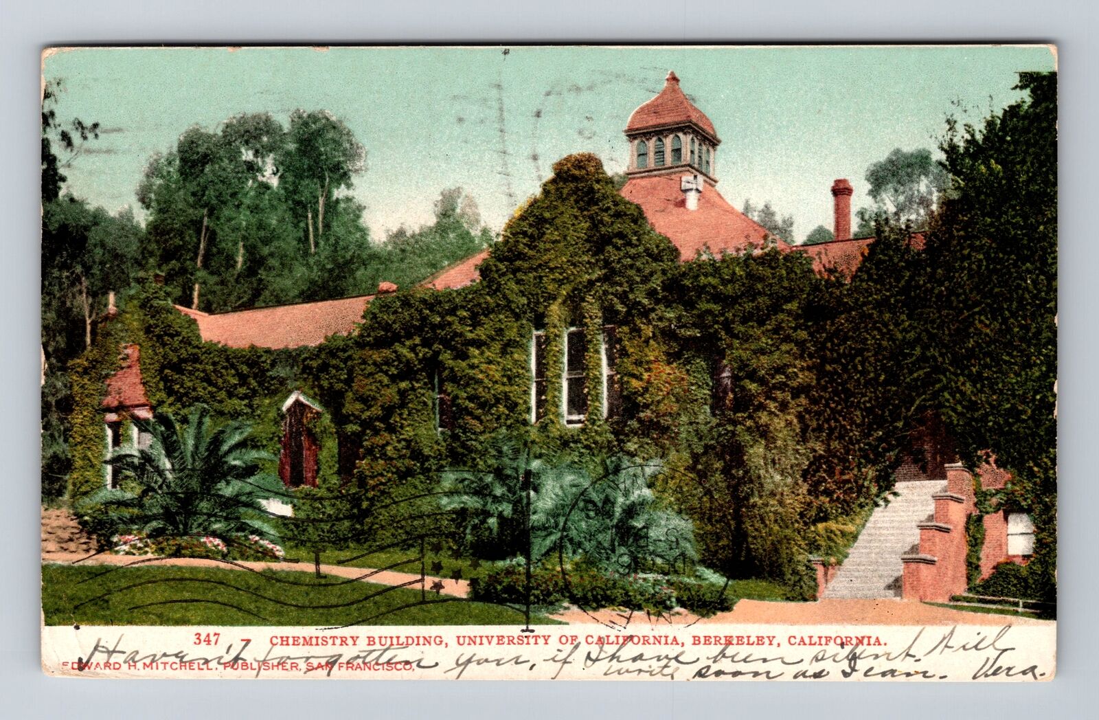 Berkeley CA-California, University California Chem Bldg. Vintage c1906 Postcard