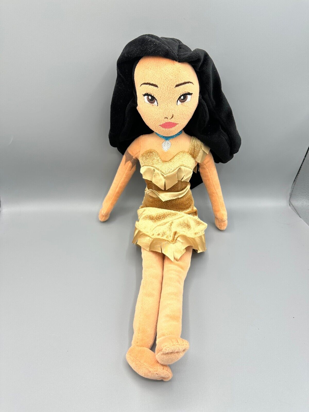 Disney Store Pocahontas Princess 20” Soft Plush Doll Retired