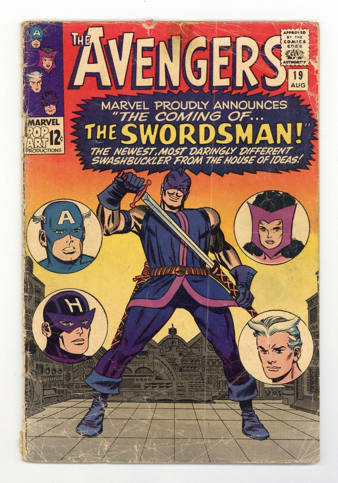 Avengers #19 GD 2.0 1965