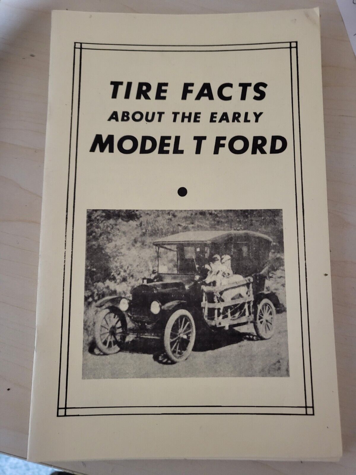 Model T Ford Tire Specification Booklet , New