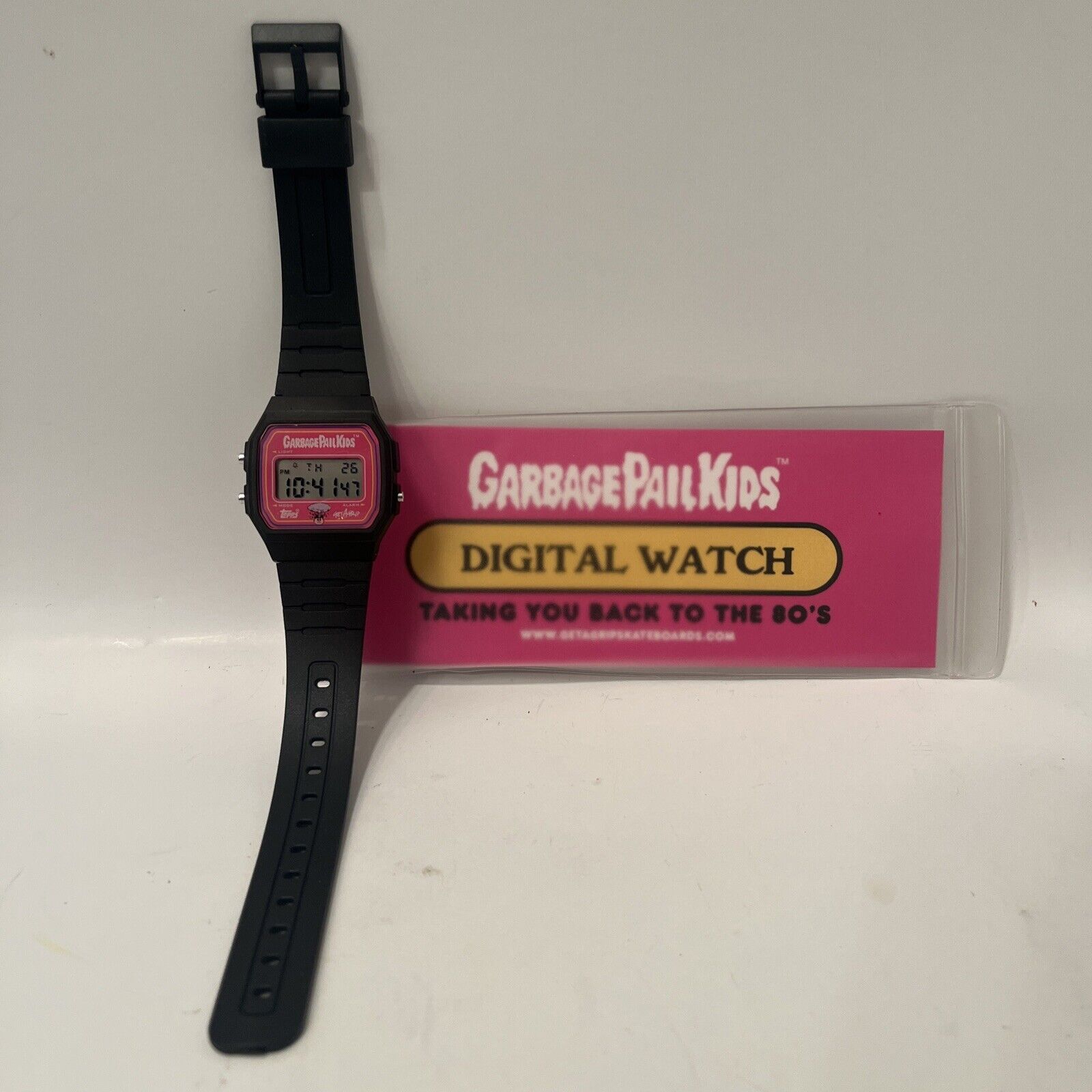 2024 Garbage Pail Kids Get A Grip Adam Bomb Official Casio Watch   - Black Band