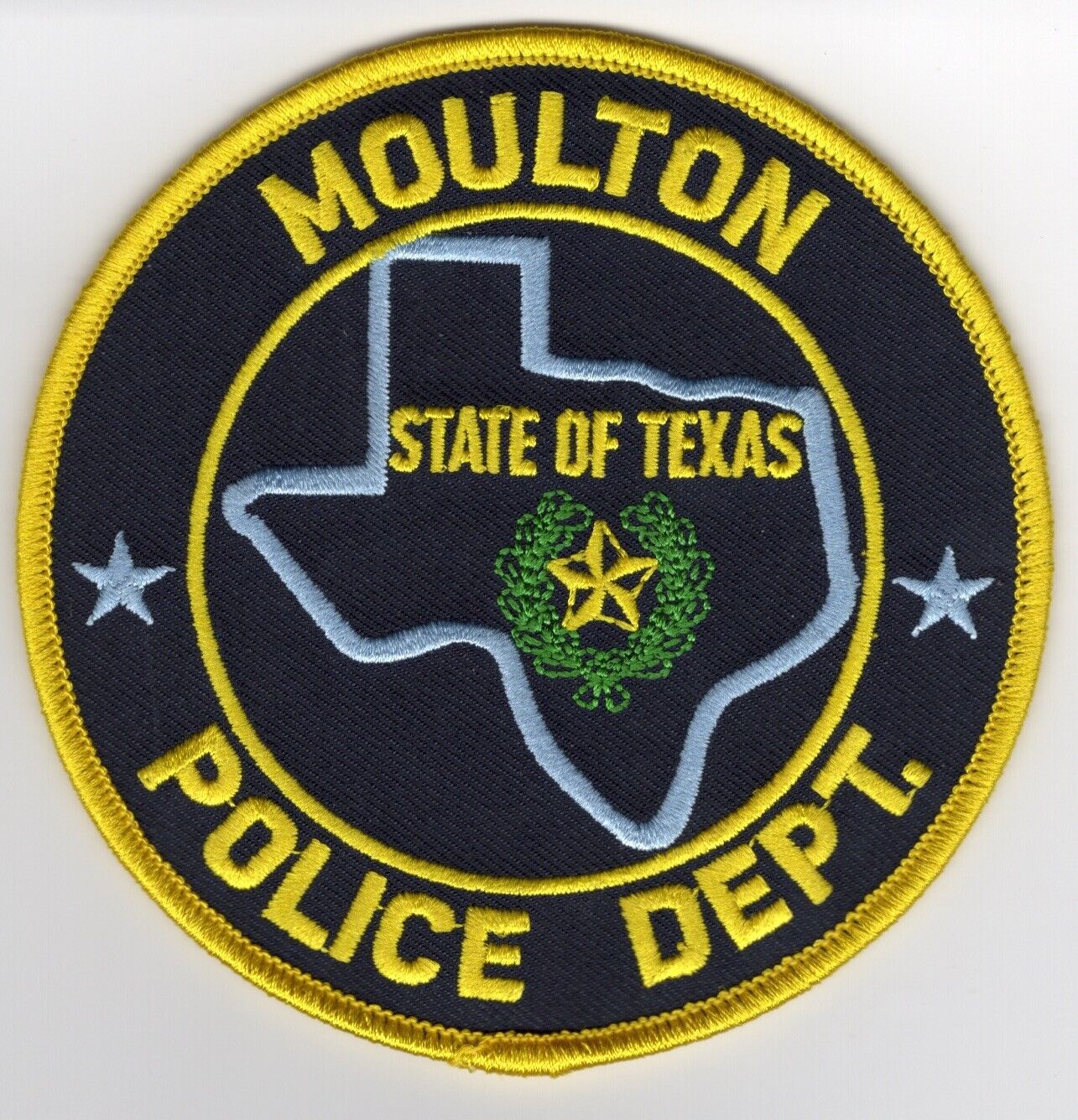Texas TX Moulton Police Patch