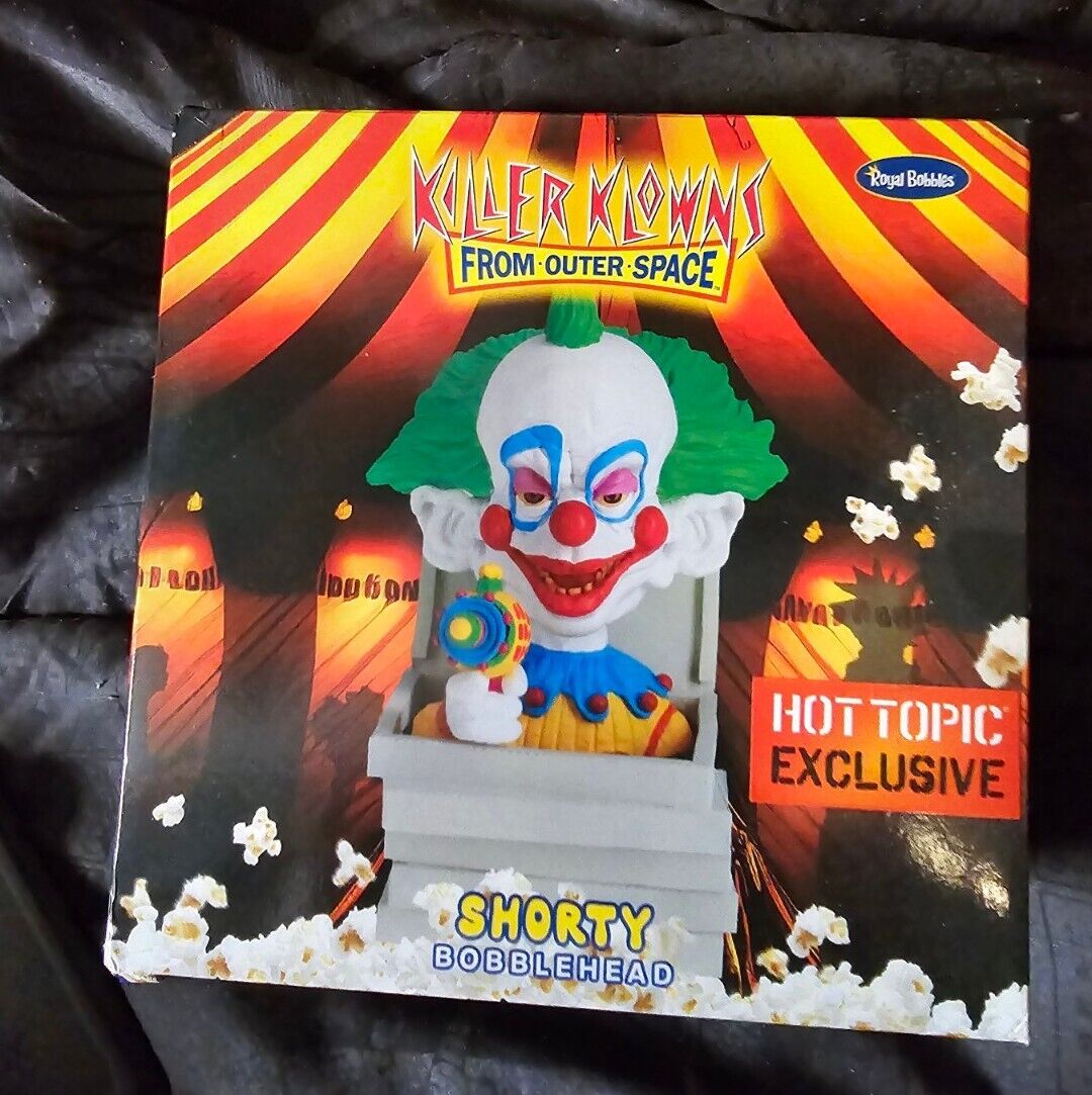 New 2023 Hot Topic Exclusive Royal Bobbles Shorty Killer Klowns From Outer Space