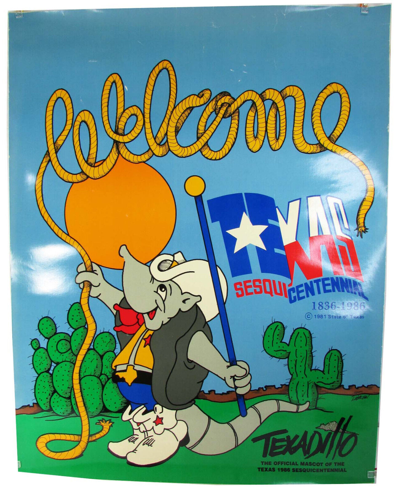 1986 Texas Sesquicentennial Poster 21\