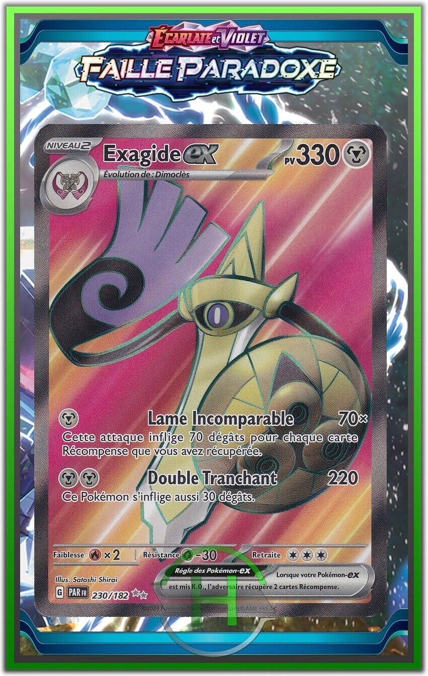 Exagide EX - EV4: Paradox Fault - 230/182 - New French Pokemon Card