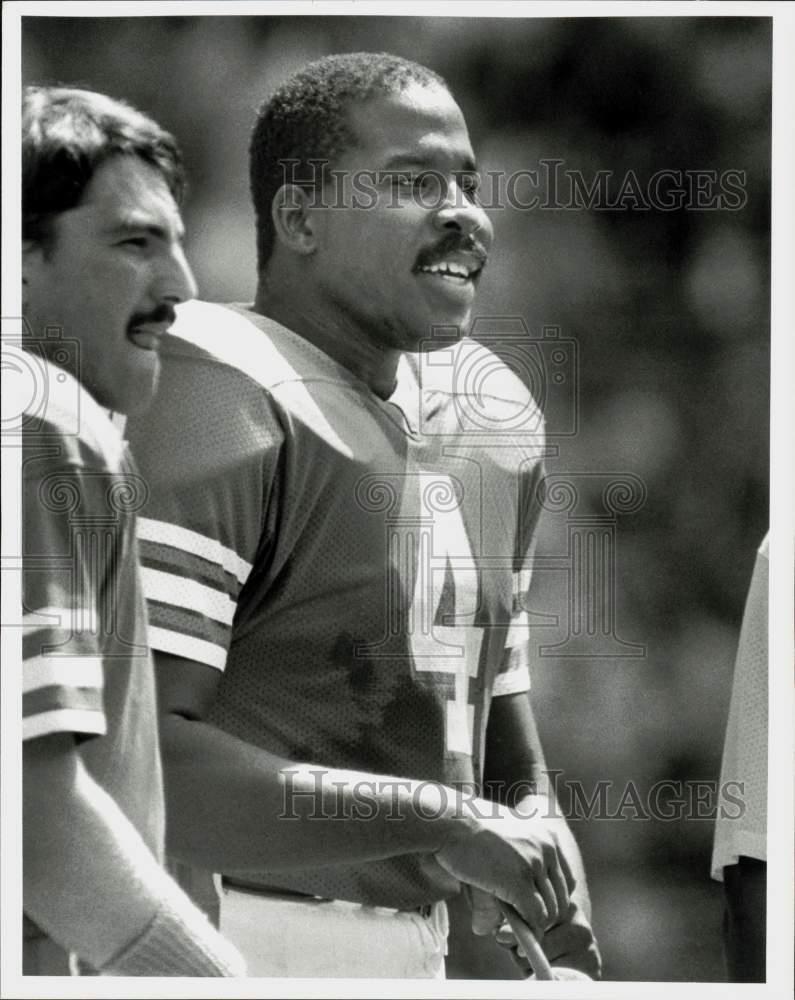 1984 Press Photo Miami Dolphins Football Player Reggie Roby - afa15226