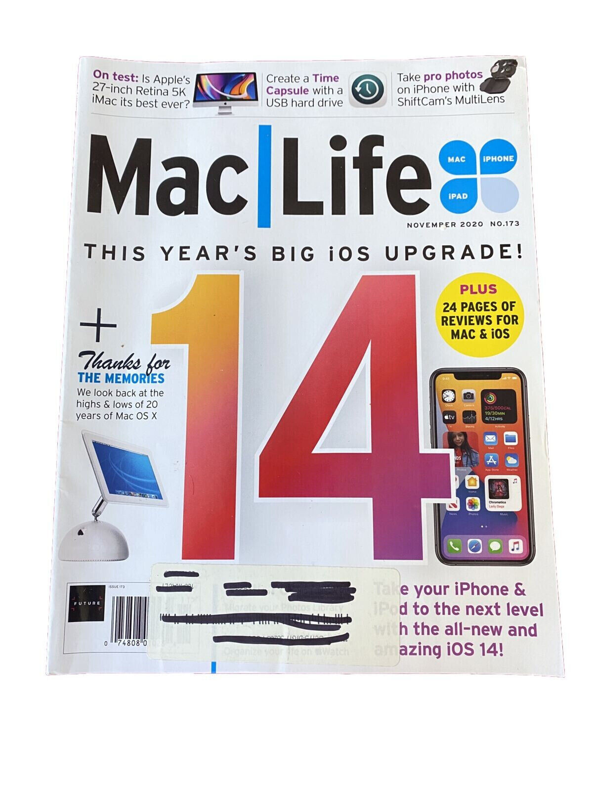 Mac Life Magazine November 2020 Number 173 - This Years Big iOS Upgrade