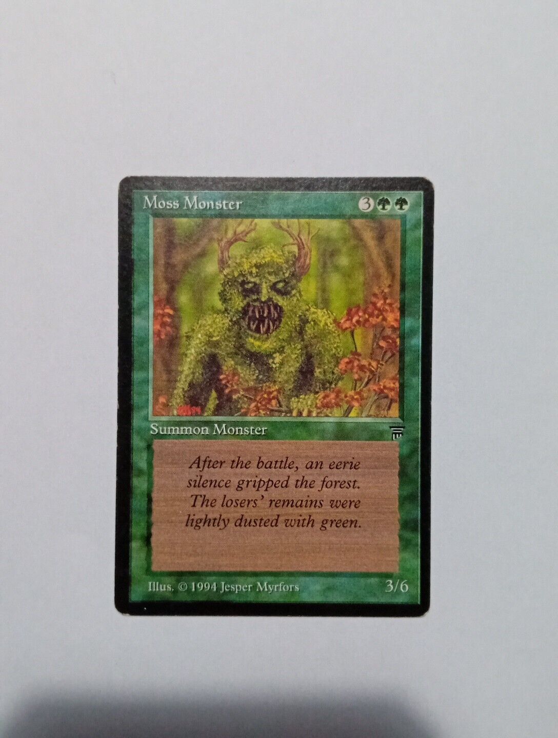 Magic The Gathering Mtg Moss Monster