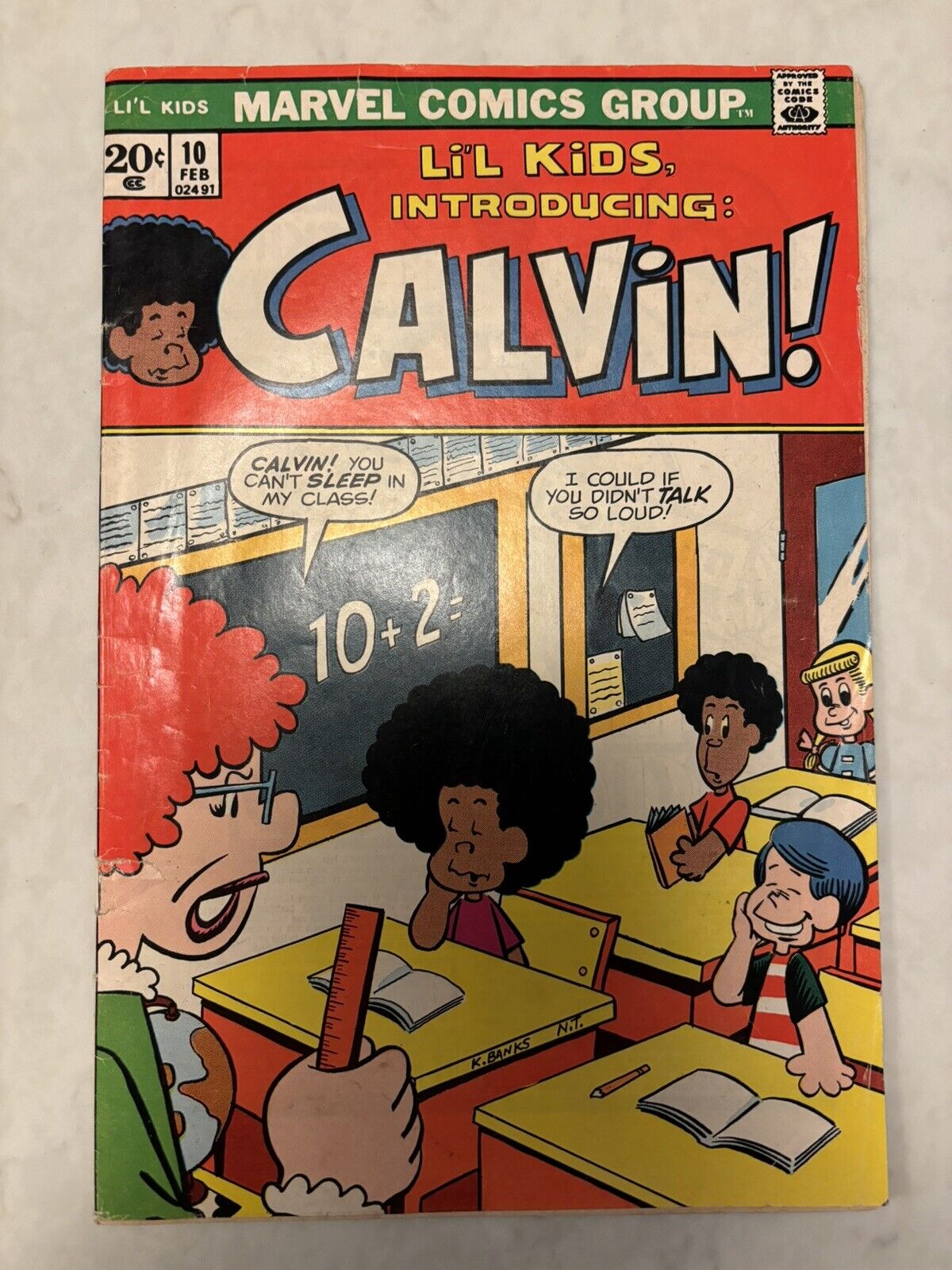 Li'l Kids #10 ft. Calvin (Marvel Comics 1973) 1st Appearance of Calvin Rare