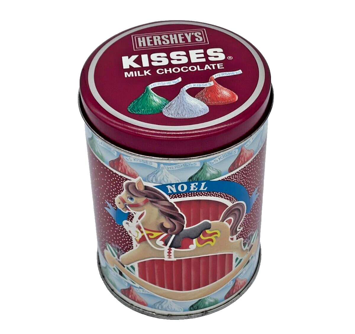 Hershey\'s Kisses Vintage 1990 Collectible Can Rocking Horse Made in USA 6\
