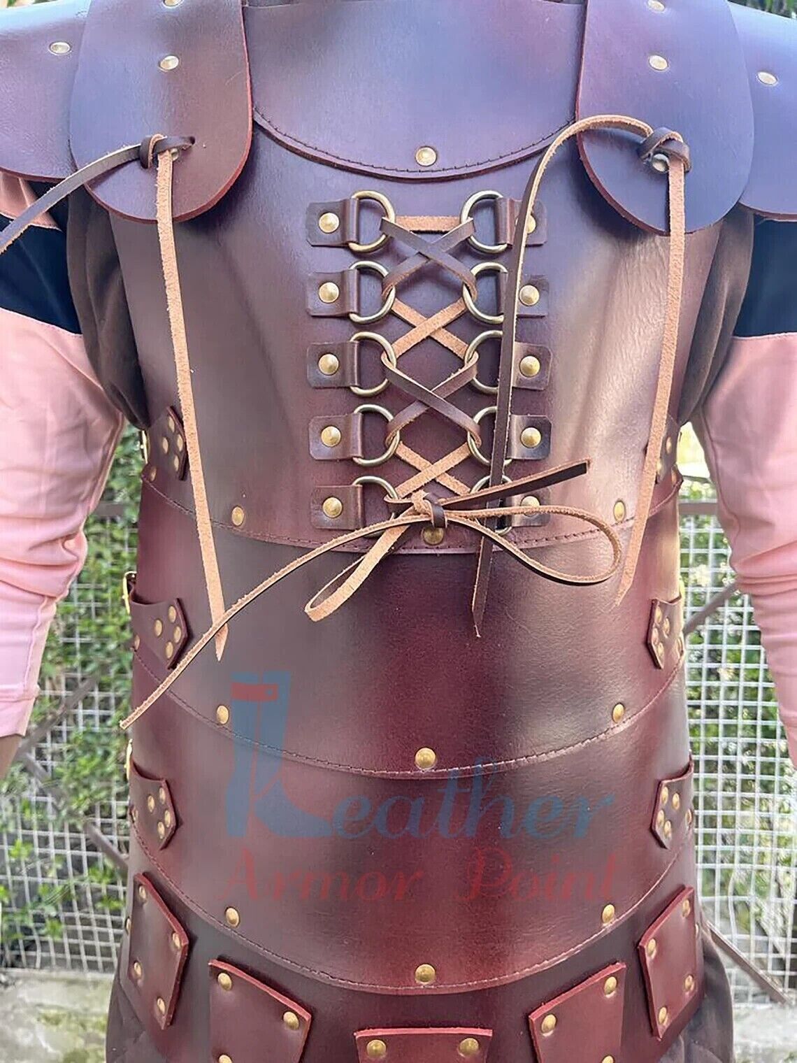Medieval Leather Body Armor LARP Body Armor SCA Armor For Handmade Gift Hallowee