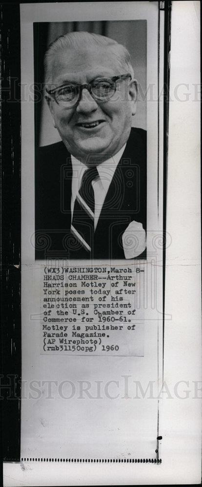 1960 Press Photo harrison motley president - dfpd31775
