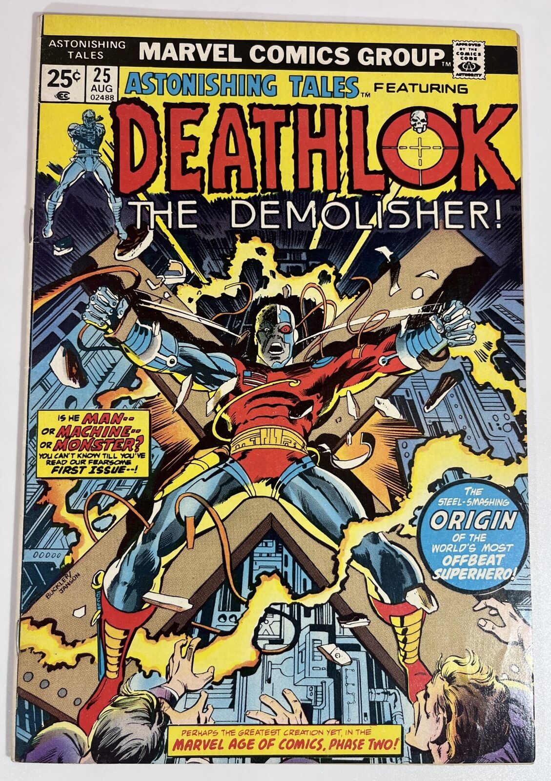 Astonishing Tales #25 (1974) 1st app. Deathlok (Luther Manning) in 7.5 Very F...