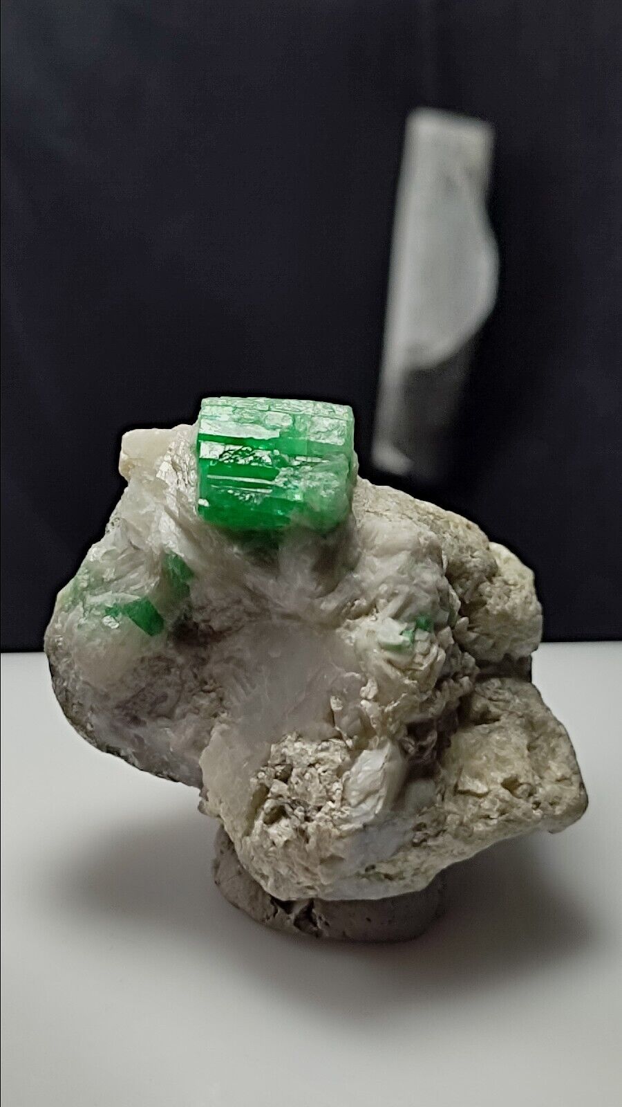 46gram Emerald crystal rough specimen collection peice from Swat Valley Pakistan