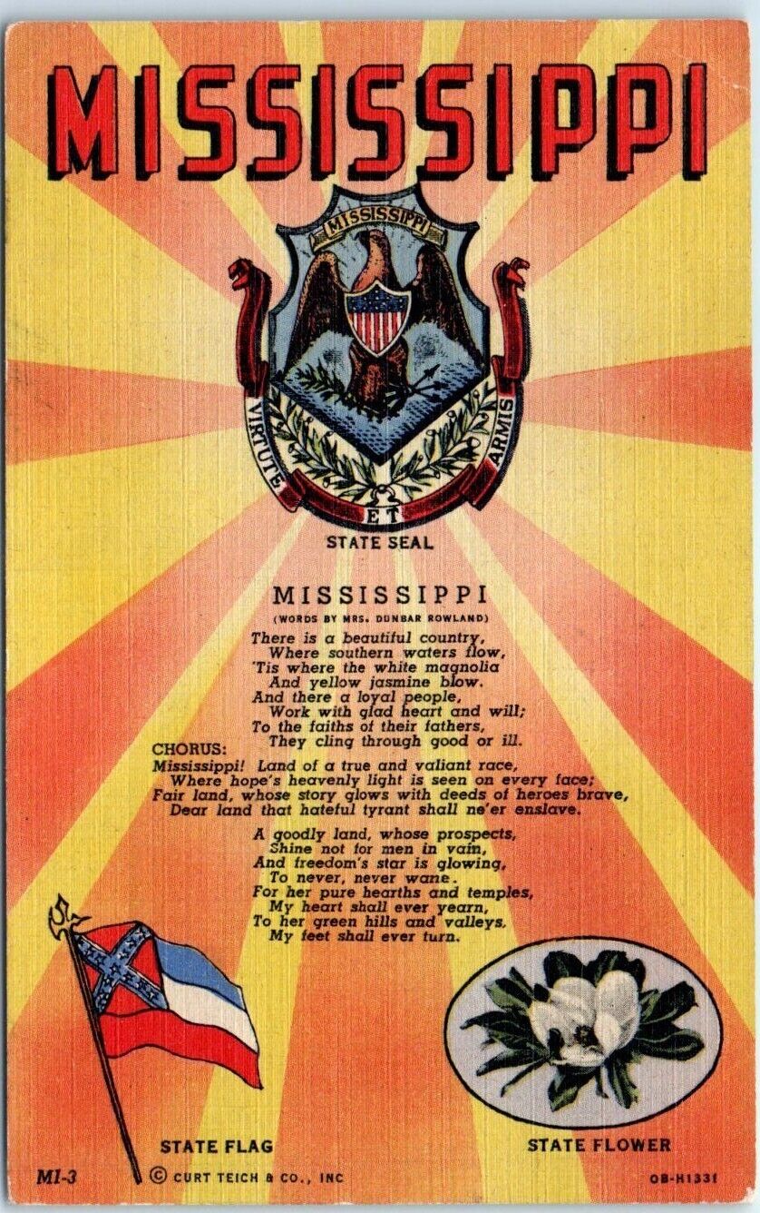 Postcard - Mississippi