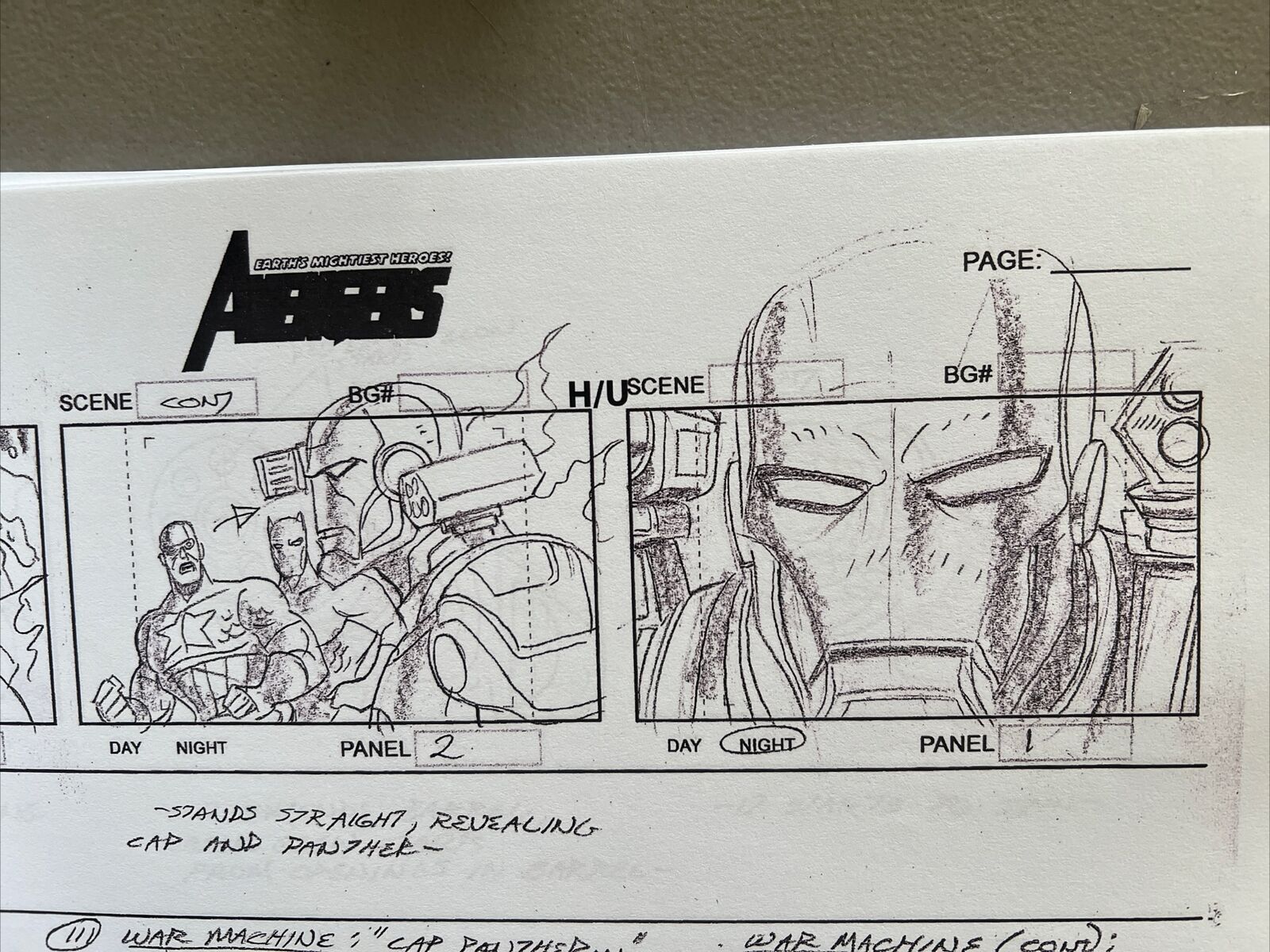 Marvels Avengers Earths Mightiest Heroes Animated Series Storyboards EP 28 Act 3