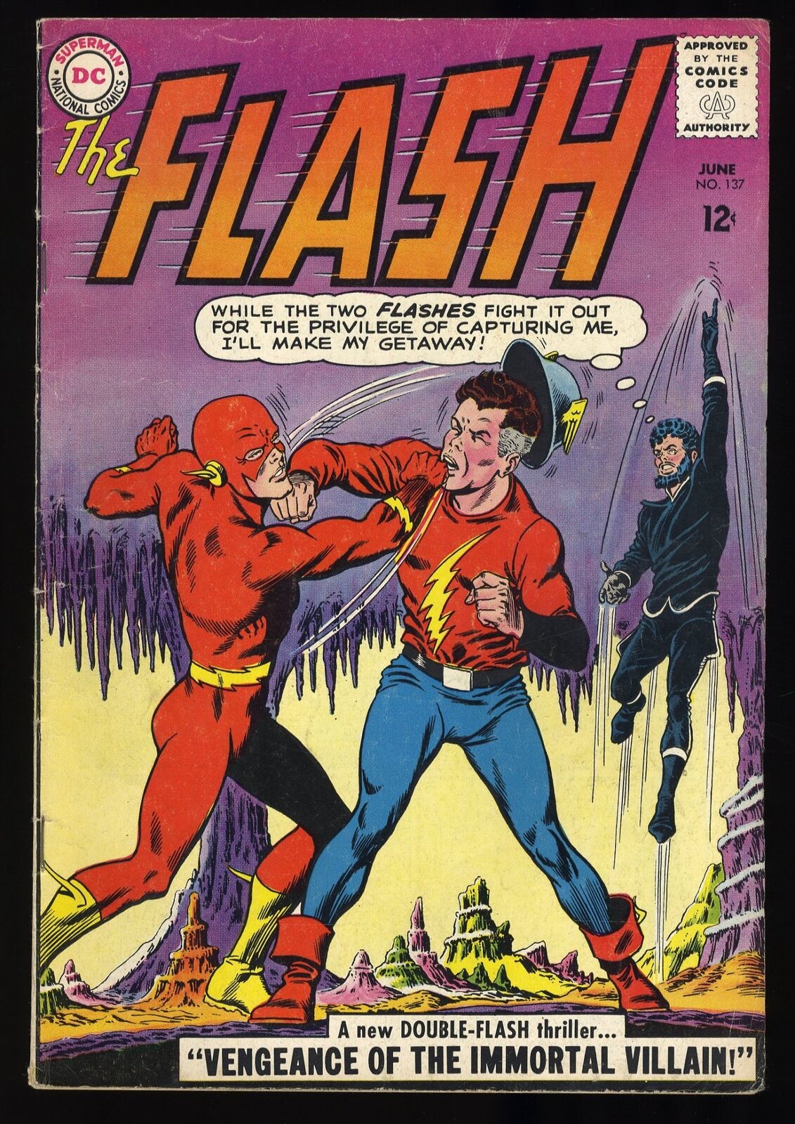 Flash #137 VG+ 4.5 1st Appearance Silver Age Vandal Savage DC Comics 1963