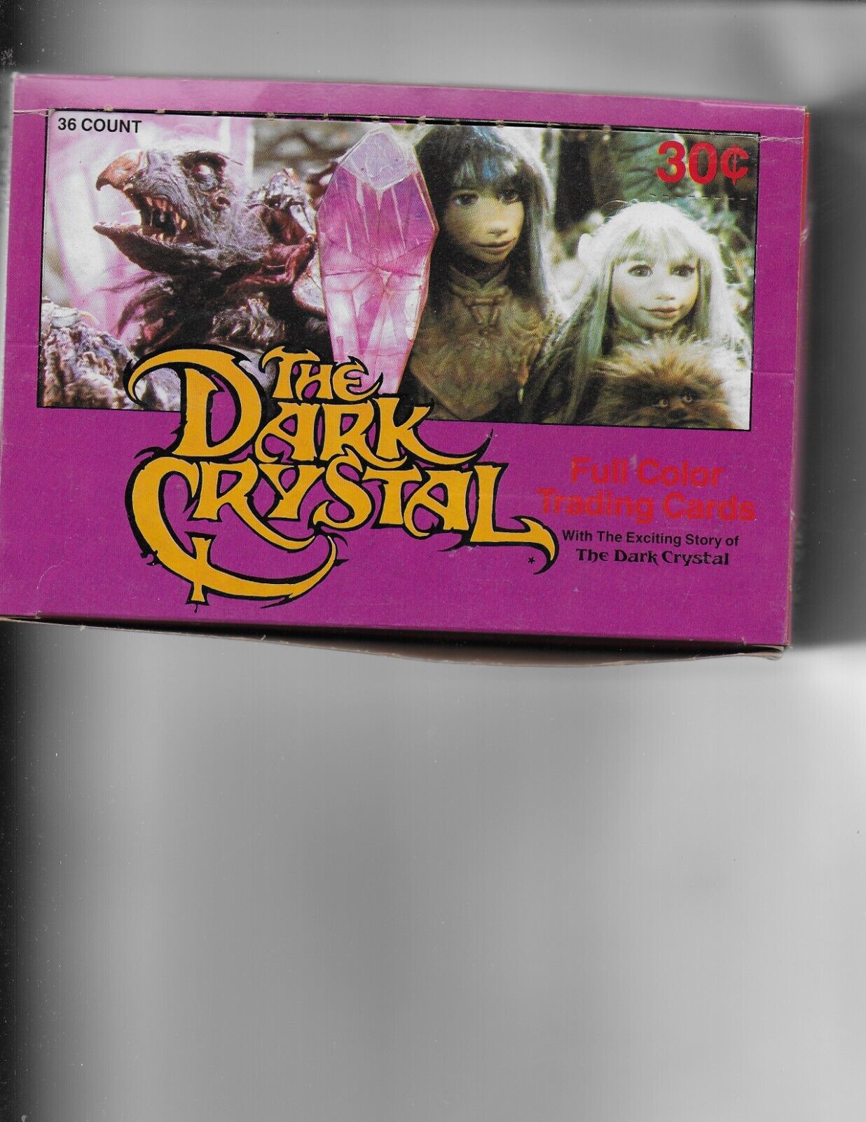 1982 Donruss The Dark Crystal The Movie Photo Card 36 opened packs cards in pack