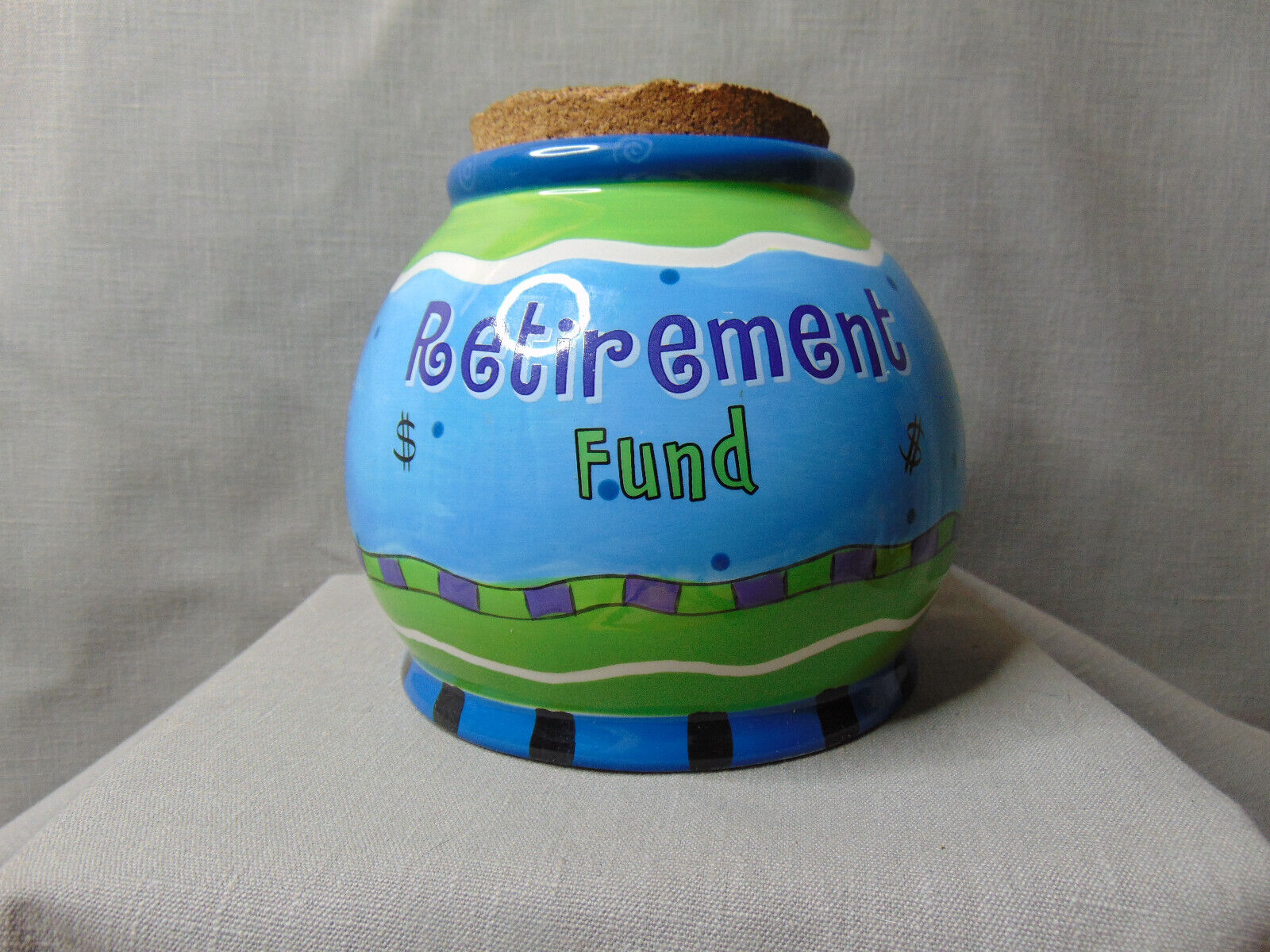 Bella Casa Ceramic Retirement Fund Jar