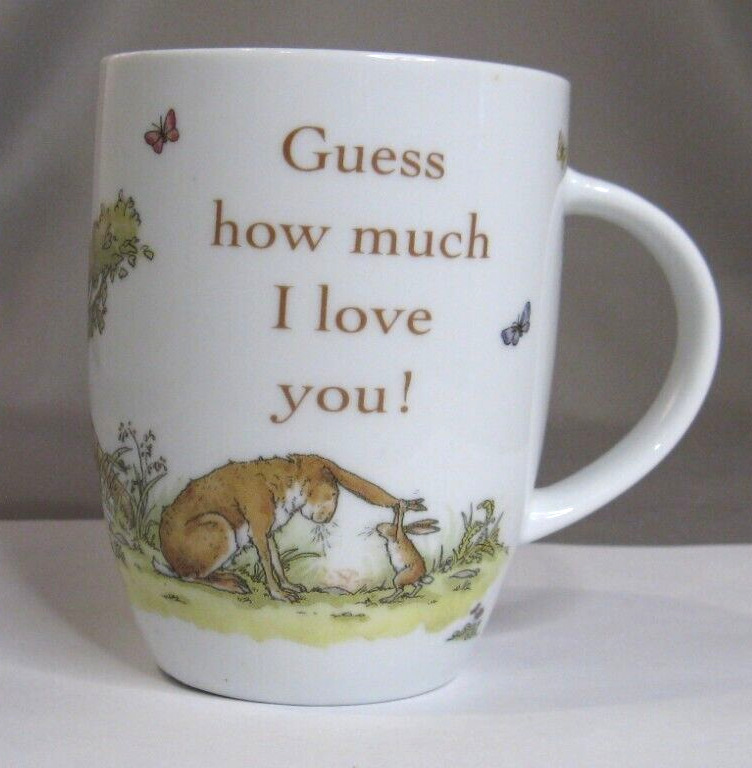 Konitz Porcelain Coffee Mug, 2008, Guess How Much I Love You Collection, Germany