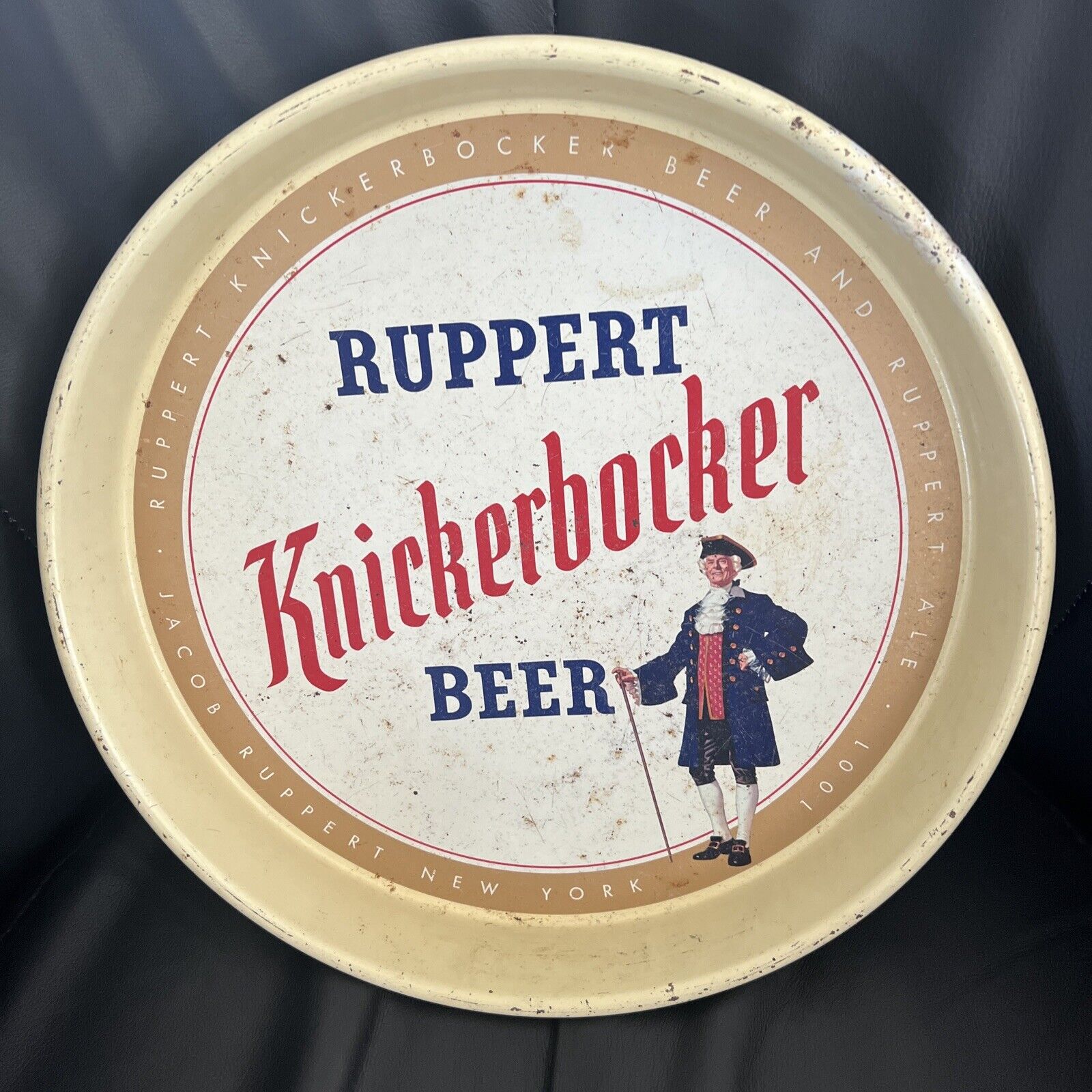 Vintage Ruppert Knickerbocker New York\'s Famous Beer Canco Tray