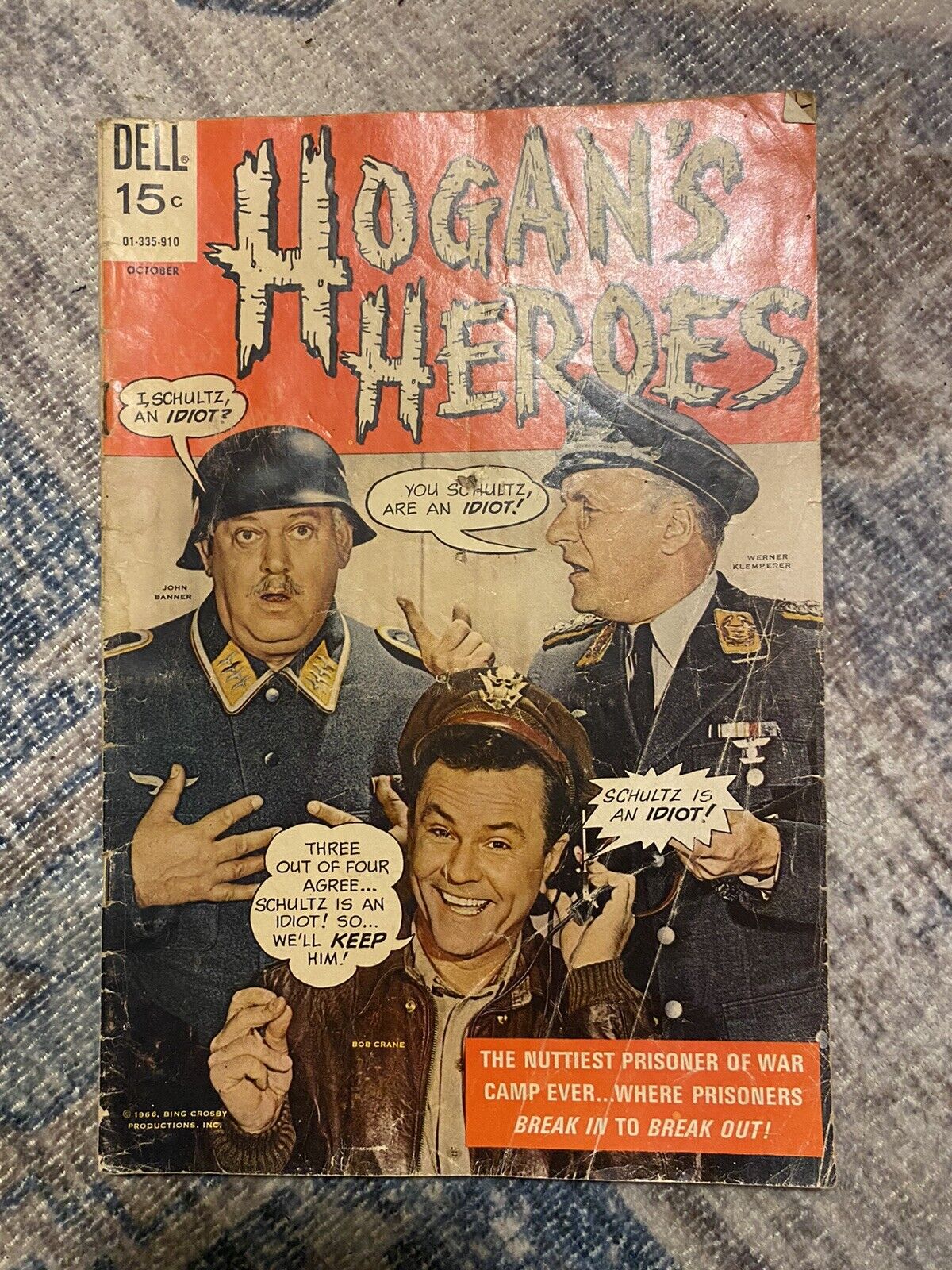 VTG 1966 Dell Comics HOGAN\'S HEROES #1 Tv Show 15 Cents