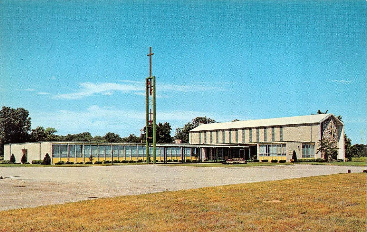Portage, WI Wisconsin  FIRST METHODIST CHURCH  Columbia County VINTAGE Postcard