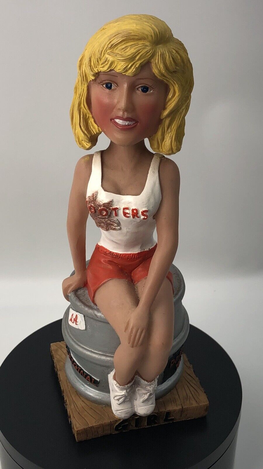 Hooters Girl Bobblehead Delightfully Tacky Yet Unrefined Unique Rare Collectible