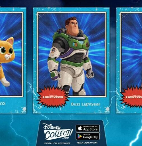 Topps Disney Collect Lightyear Debut Collection TBT Super Rare + Common Set