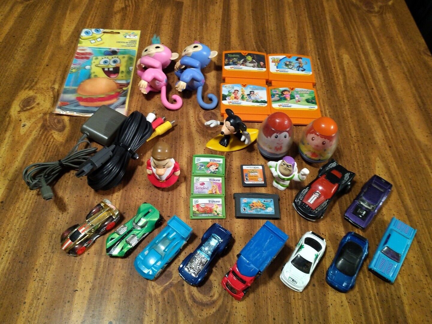 Junk Drawer Lot Collectibles, Toys, VTech & Leapfrog Games, Hot Wheels & More