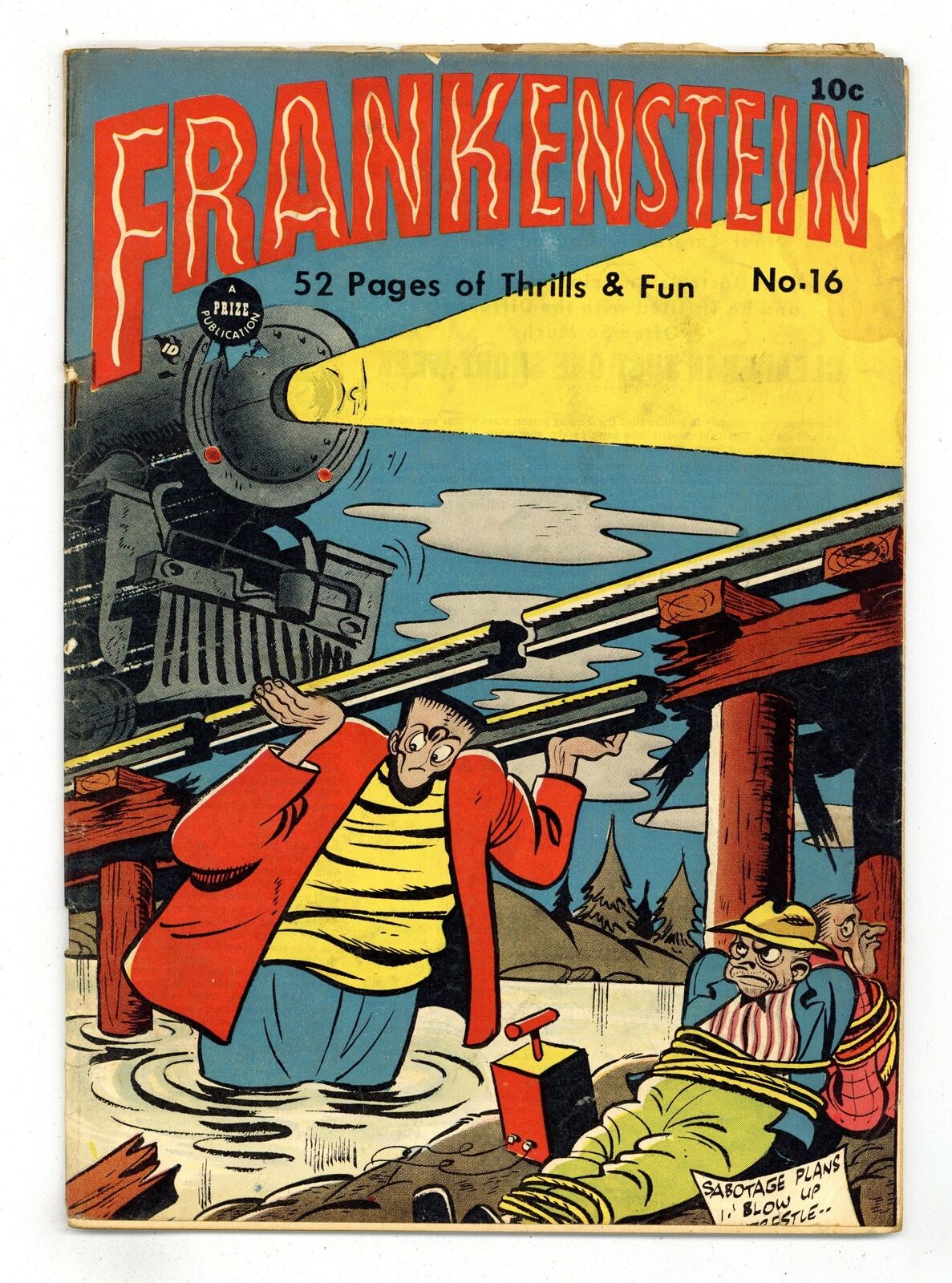 Frankenstein Comics #16 GD 2.0 1948