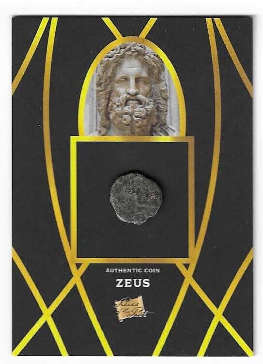 ZEUS 2022 Pieces of the Past Authentic Relic Card Ancient Greek Coin #9