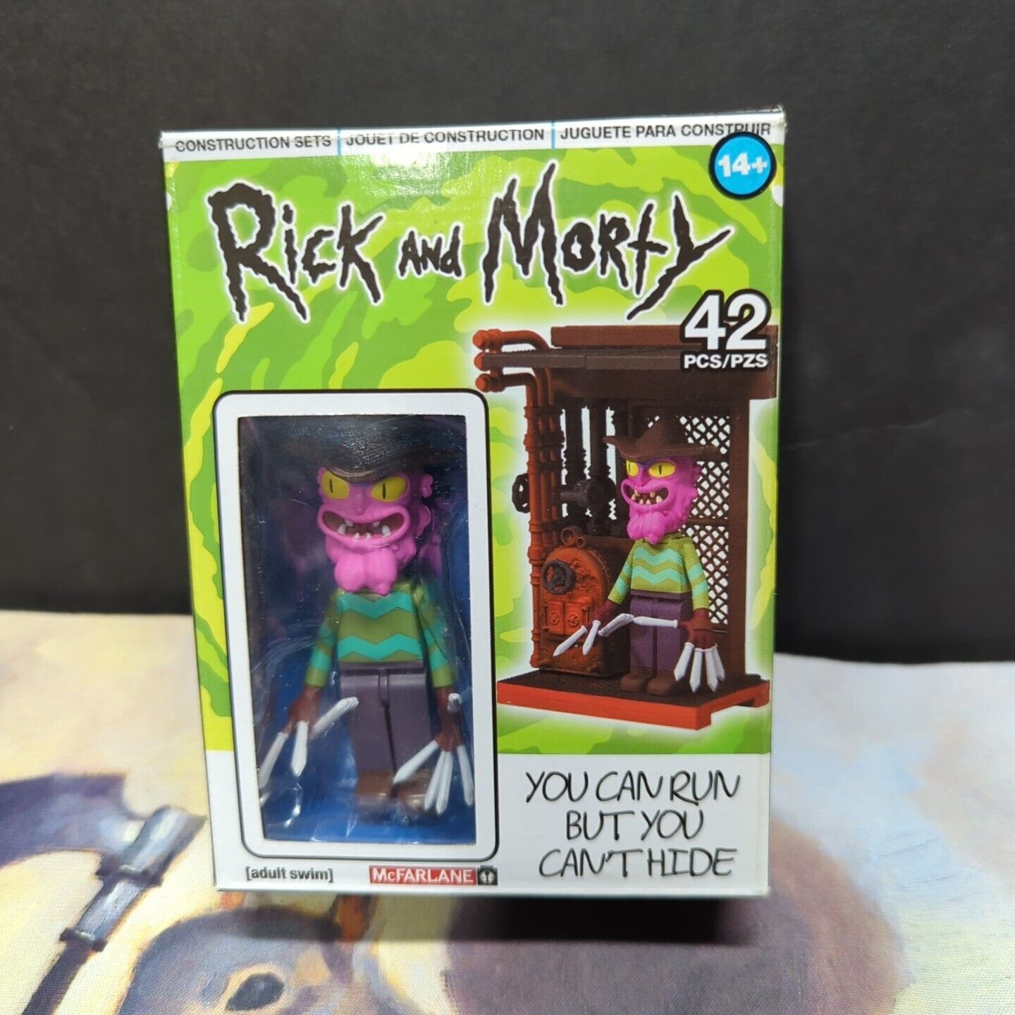 Rick And Morty You Can Run But You Can’t Hide McFarlane Micro Construction 42 Pc