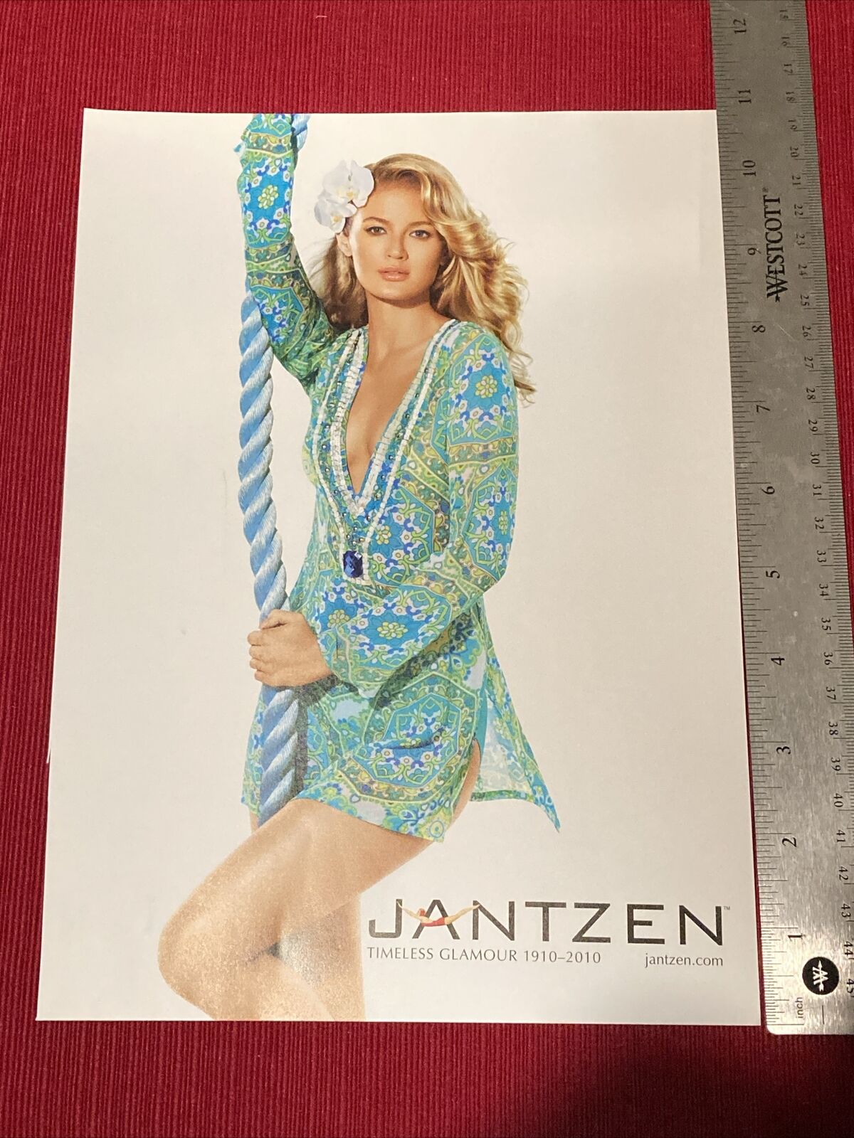 Model Michelle Buswell for Jantzen Swimwear 2010 Print Ad