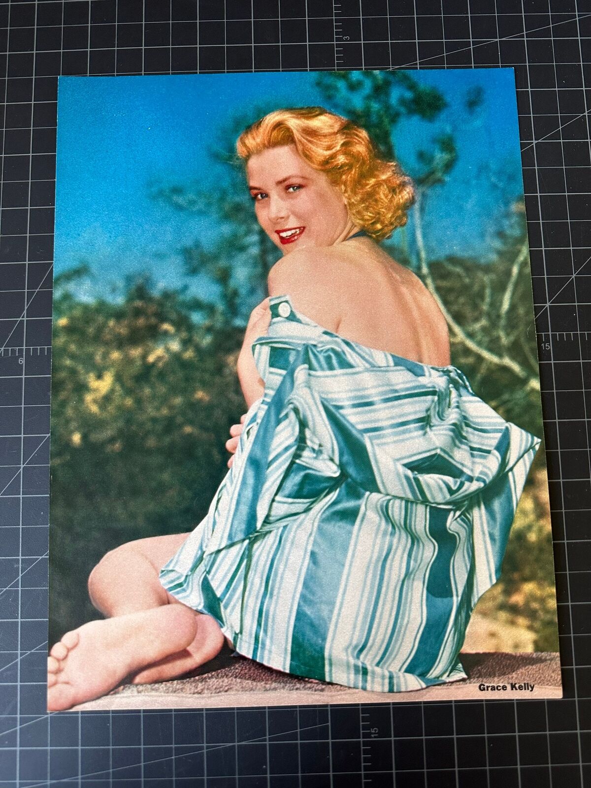 Vintage 1950s Grace Kelly Pin-Up Portrait