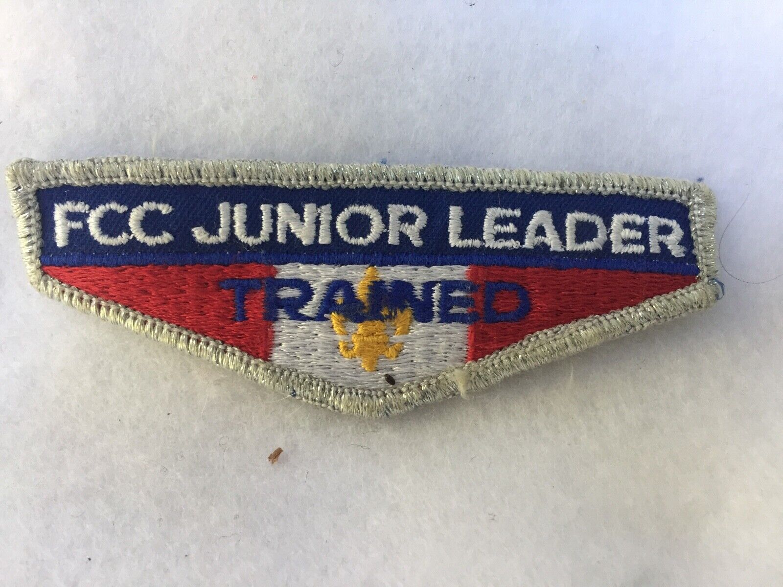 (mr6) Boy Scouts -  FCC Junior Leader - Trained  patch