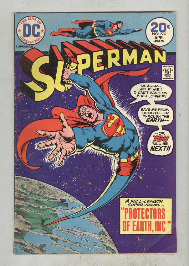 Superman #274 April 1974 VG