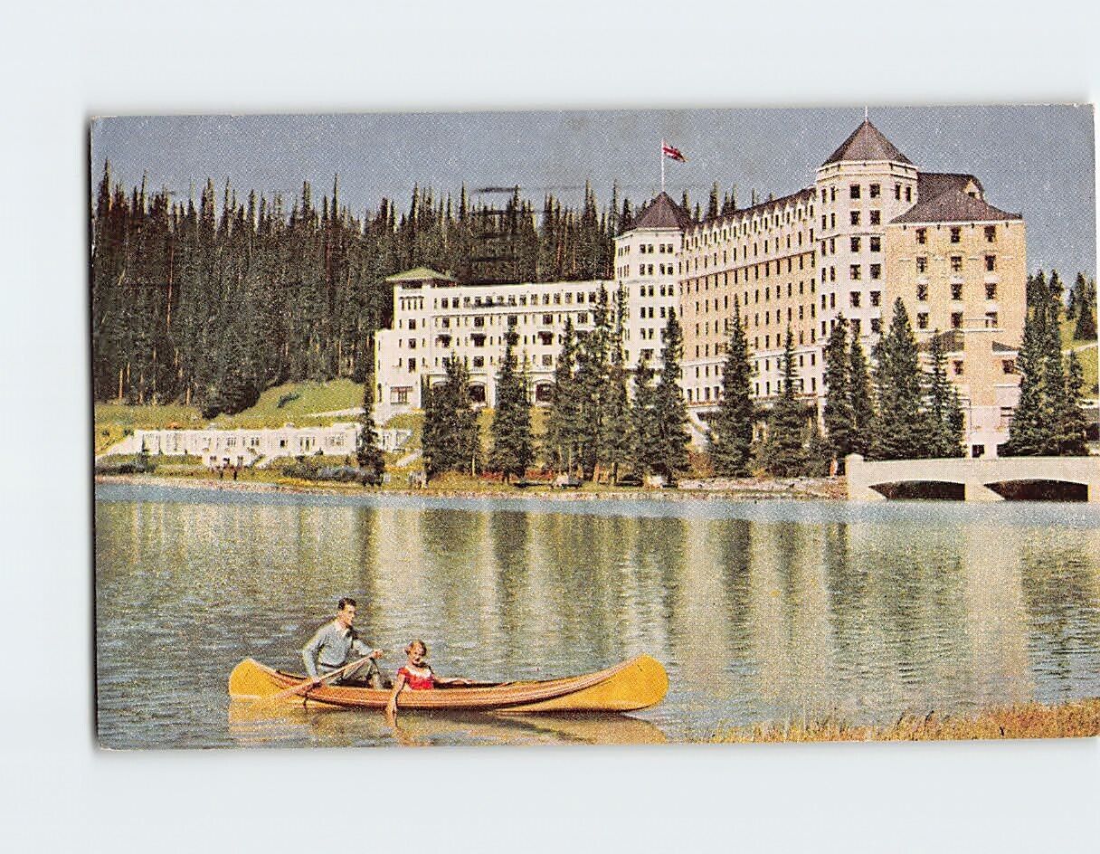 Postcard Chateau Lake Louise Banff National Park Canada