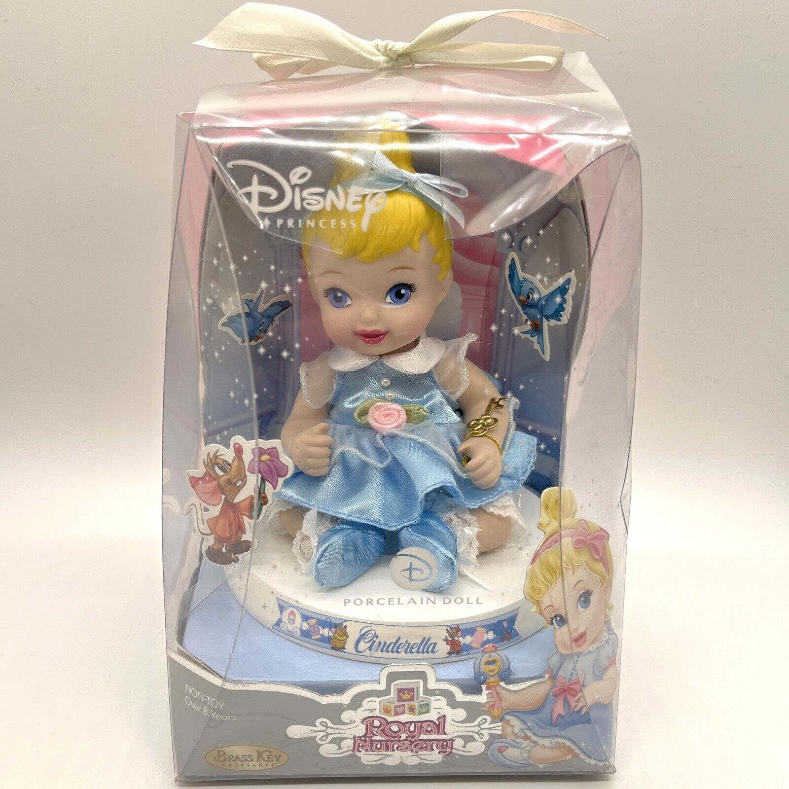 2006 Brass Key Baby Cinderella Porcelain Doll Disney Royal Nursery Princess