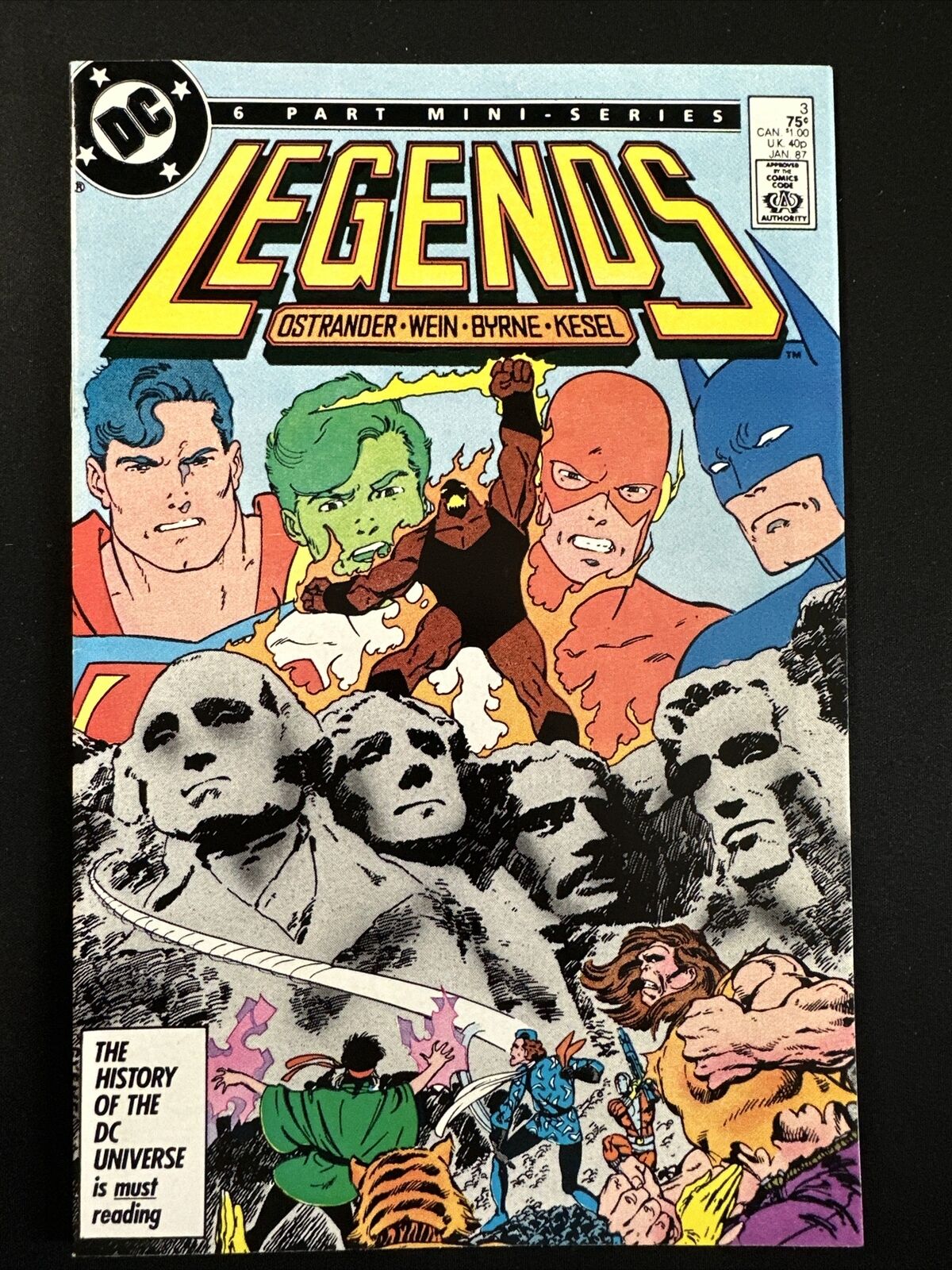 Legends #3 1st App New Suicide Squad Newsstand Edition DC Comics 1987 VF/NM *A5