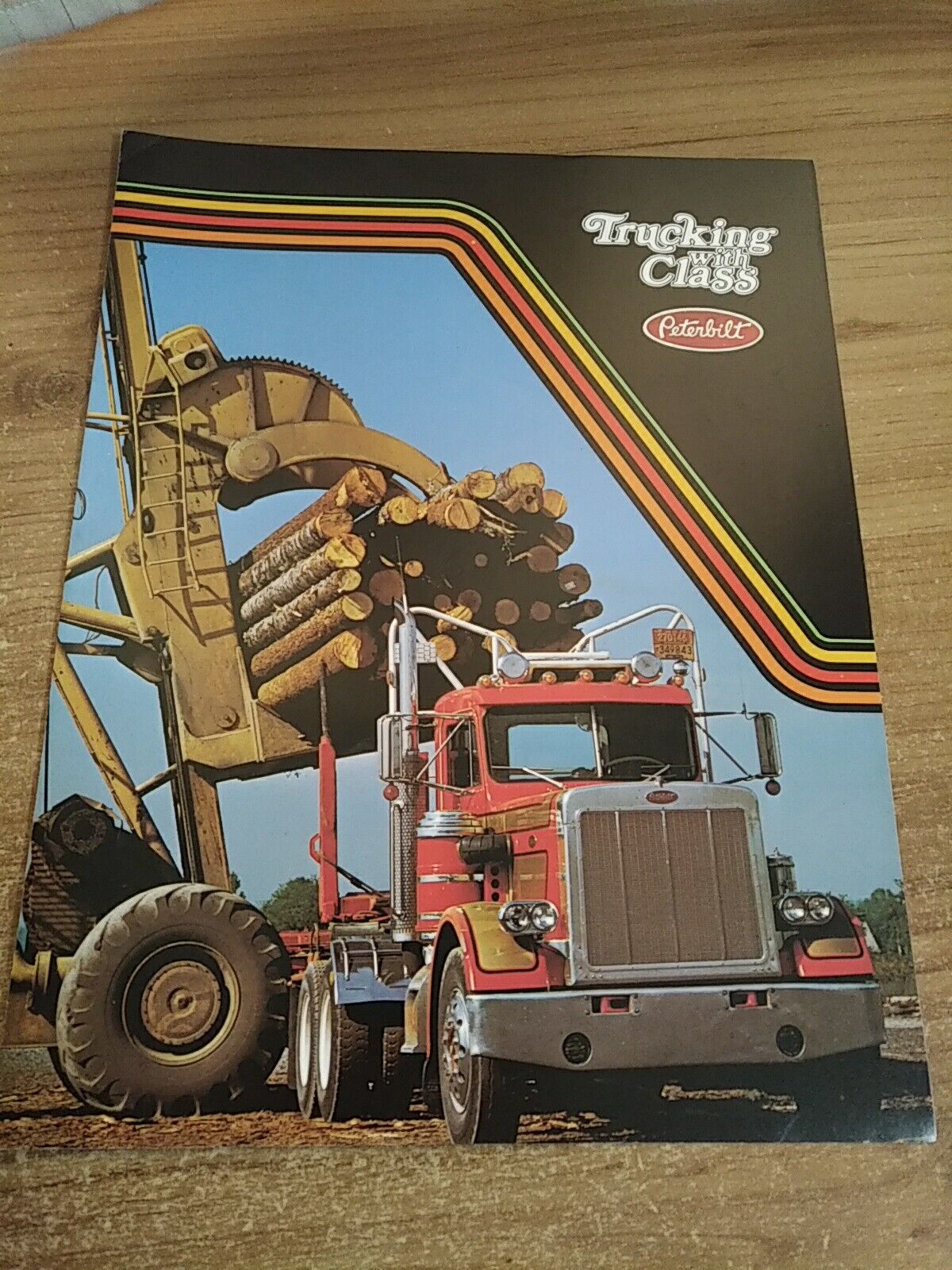 Vintage Peterbilt Logging Trucks Sales Brochure