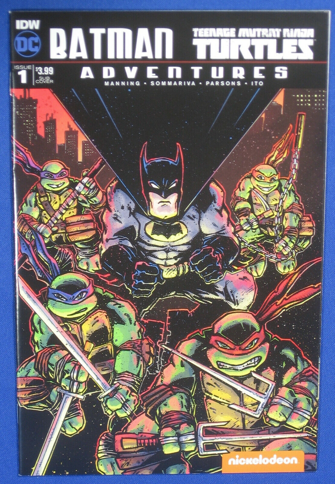 Batman TMNT Teenage Mutant Ninja Turtles #1 Comic Book 2016 Adventures Eastman